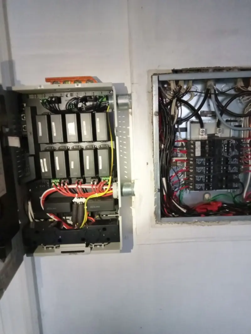 Electrical panel upgrade completed for Indoor Lighting Installation in Monett